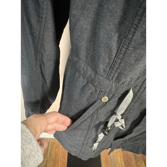 Cabi Women’s Jacket Cotton Lightweight Charcoal Gray X Small - Picture 5 of 12